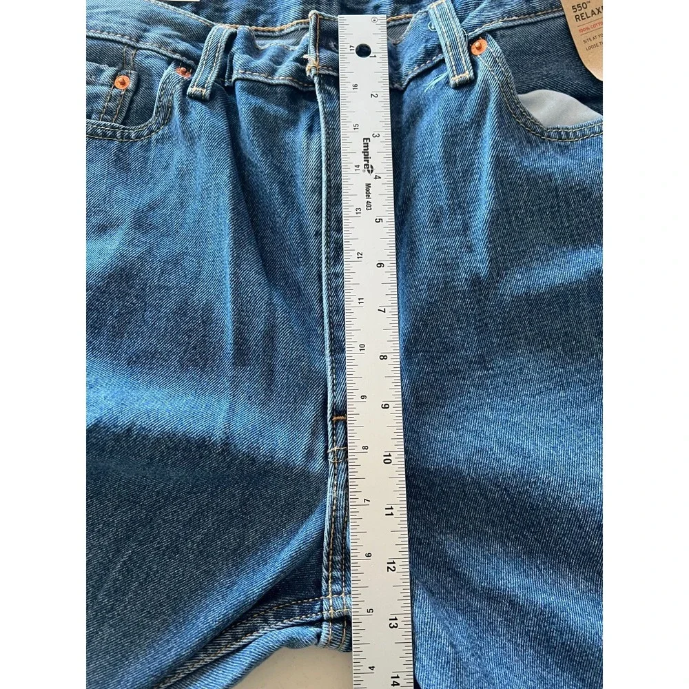 Levi's 550 NEW Relaxed Fit 40x36 Big & Tall Straight Blue Jeans